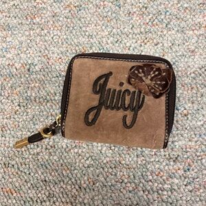 Juicy Couture Tan and Brown Wallet